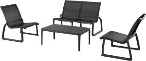 Комплект пластиковой мебели Pacific Lounge черный
