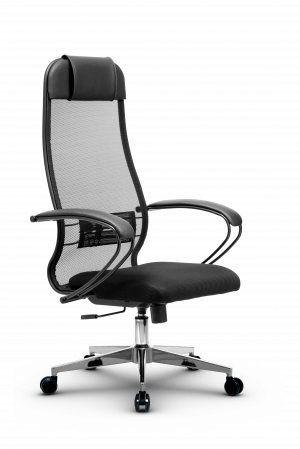 Кресло МЕТТА-11(MPRU)/подл.130/осн.004, черный