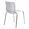 Стул SKALBERG (mod. C-084-A) / 1 шт. в упаковке металл/пластик, 46 х 56 х 79 см, White (белый) / Chrome (хром) White (белый) / Chrome (хром) металл/пластик
