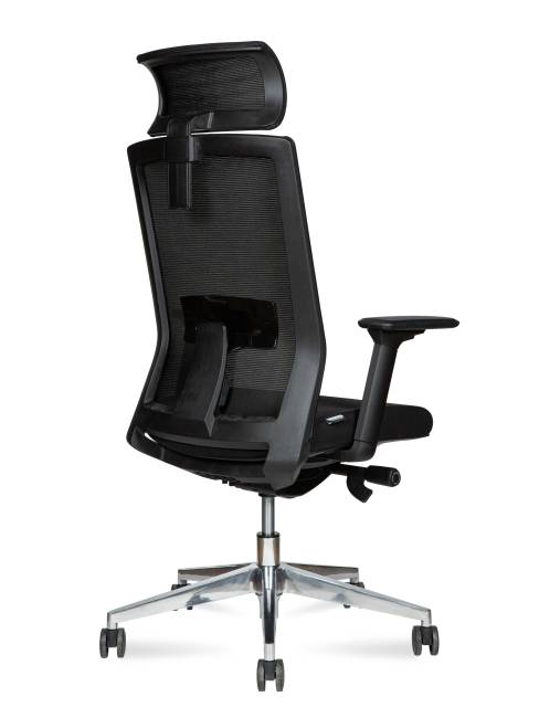 Кресло офисное / Партнер aluminium / черный пластик / черная сетка / черная ткань / алюминевая база Кресло офисное / Партнер aluminium / черный пластик / черная сетка / черная ткань / алюминевая база