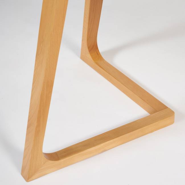 Стол раскладной VAKU (Ваку) основание бук, столешница мдф, 80x120+40x75см, Натуральный