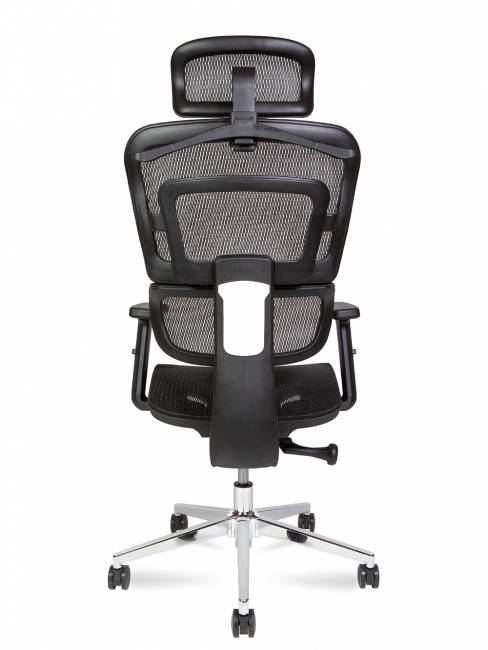 Кресло офисное / Ergo M / черный пластик / черная сетка / черная сетка