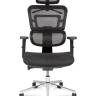 Кресло офисное / Ergo M / черный пластик / черная сетка / черная сетка