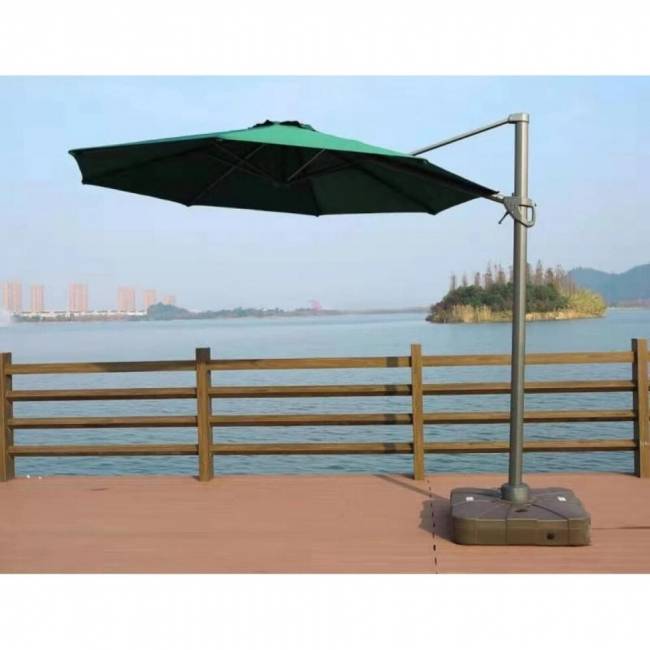 Зонт для кафе "AFM-300DG", круглый, зелёный