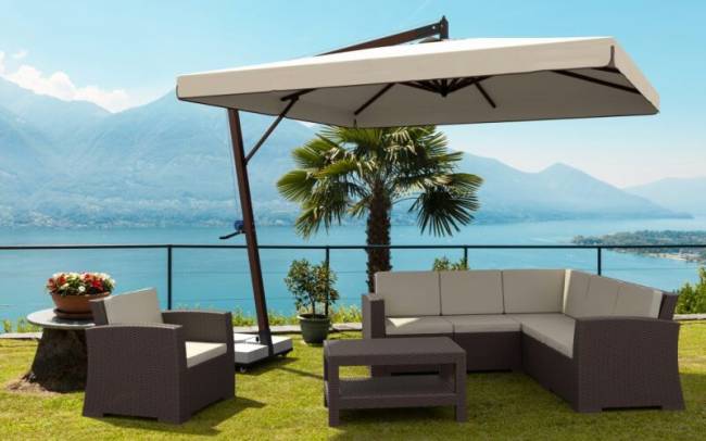 Профeссиональный зонт MAESTRO 350 квадратный с базой Профeссиональный зонт MAESTRO 350 квадратный с базой