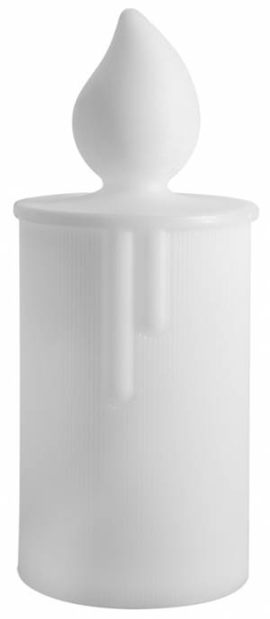 Светильник пластиковый настольный Fiamma Lighting белый Ø120х300 мм