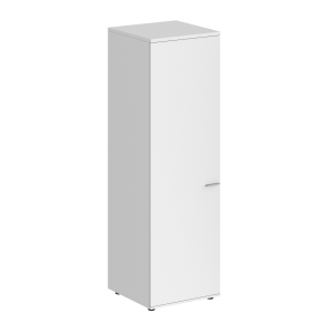 SG.826.WH.WH.L / Гардероб 600х600х1955, з.ст ЛДСП 16 мм, левый / корпус: белый; фасад: белый