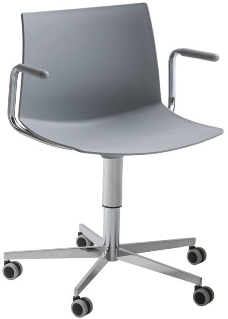 Кресло офисное пластиковое Kanvas 2 T5R BR 650х650х770-880 мм Кресло офисное пластиковое Kanvas 2 T5R BR 650х650х770-880 мм