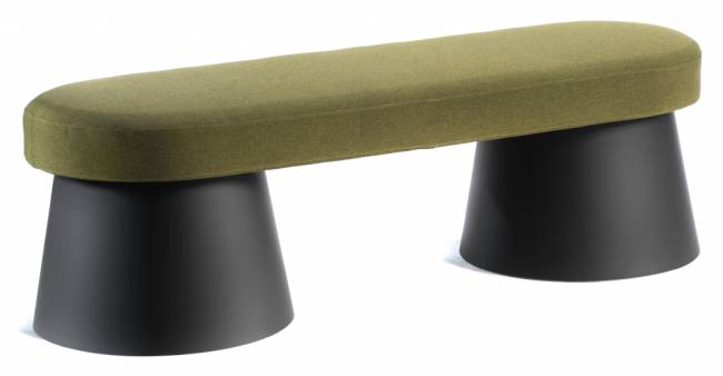 Скамейка мягкая Salt Bench 1610х560х490 мм