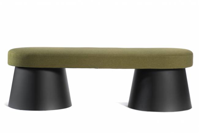 Скамейка мягкая Salt Bench 1610х560х490 мм