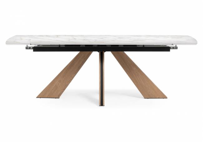 Керамический стол Шаннон 180(240)х90х79 carla larkinm / дуб монтана