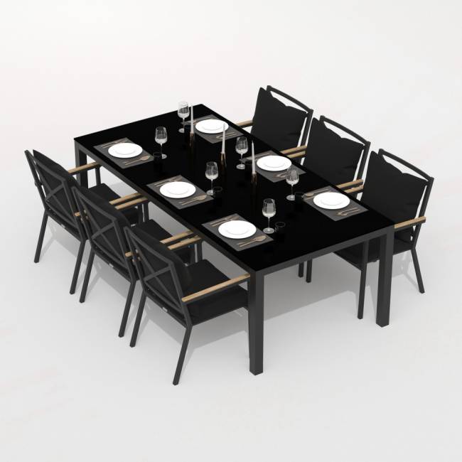 Стул FESTA plus черный - каркас карбон