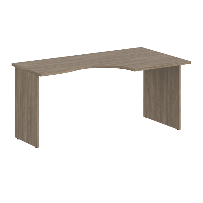 SG.422.DM.R / Стол эргономичный 1600х900х750 правый  / цвет: дуб модена