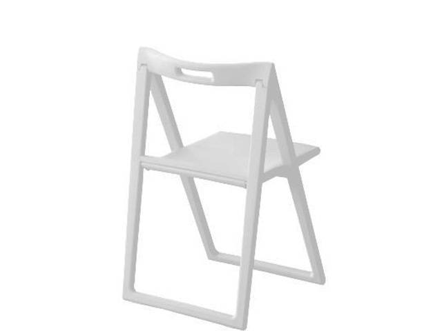 Стул пластиковый складной Enjoy белый 490х500х775 мм