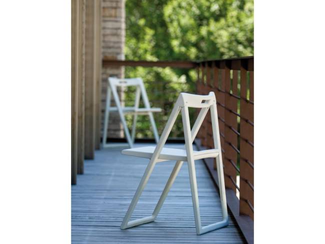 Стул пластиковый складной Enjoy белый 490х500х775 мм