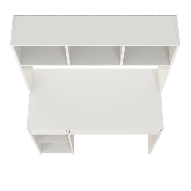 Стол компьютерный Комфорт 12.77F цвет белый шагрень