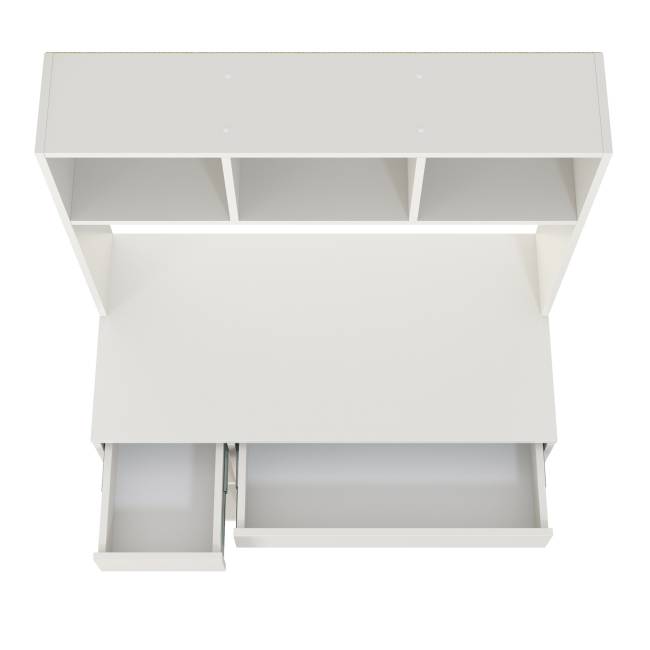 Стол компьютерный Комфорт 12.77F цвет белый шагрень