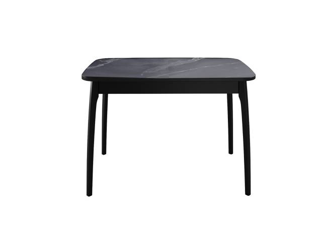 Стол DikLine MK15 Керамика Серый мрамор/подстолье черное/опоры черные