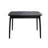 Стол DikLine MK15 Керамика Серый мрамор/подстолье черное/опоры черные