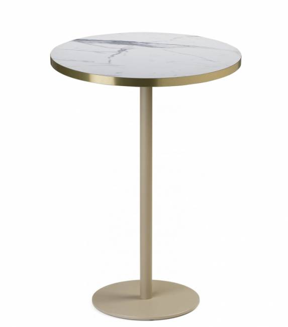 Подстолье металлическое барное Tiffany тортора Ø450х1090 мм