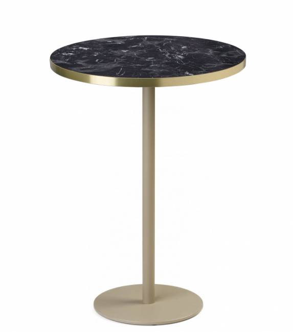 Подстолье металлическое барное Tiffany тортора Ø450х1090 мм