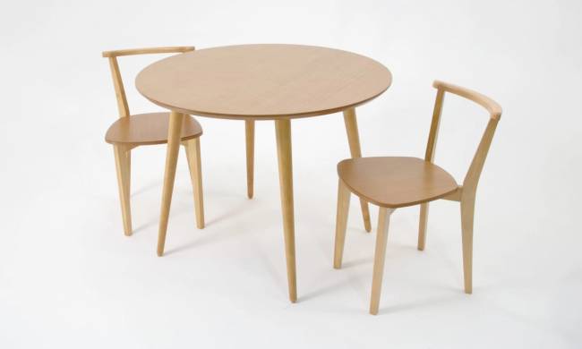 Стол Монте К 100 натур со стульями Франк натур