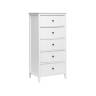 Комод Leset Токе 5 ящ. Белый Комод Leset Токе 5 ящ. Белый