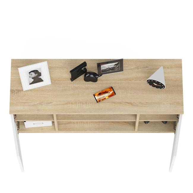 Тумба ТВ Мори МТВ1200.1 цвет дуб сонома/белый