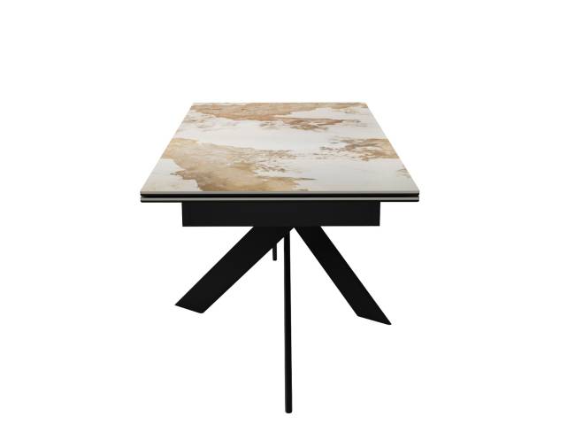 Стол DikLine EKX180, Керамика PANDORA глянец, опоры черные