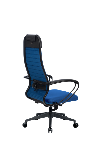 Кресло МЕТТА-21(MPRU)/подл.130/осн.002, синий/синий