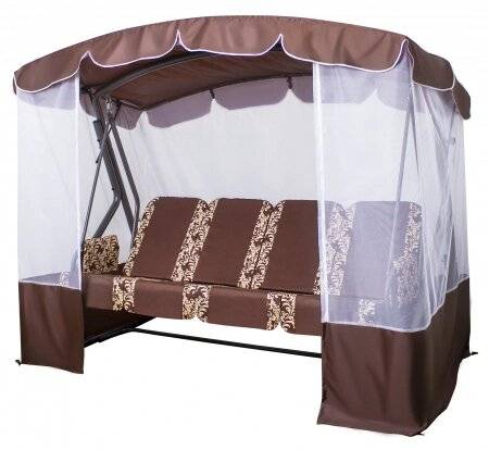 Качели садовые "Оазис Премиум Плюс", шоколад