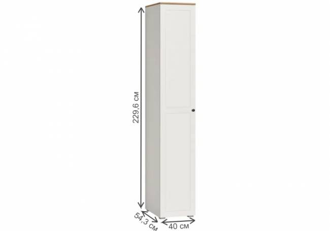 Опра белый PE шагрень / дуб вотан 065 R