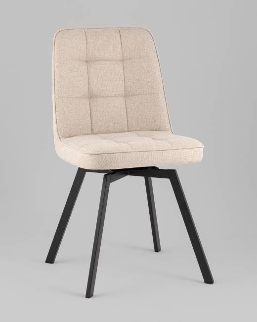 Стул Pleid вращающийся кремовый 2 шт.