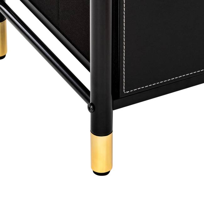 Комод Leset Нирита/Хайди, 10 ящиков, Черный Черный Черный