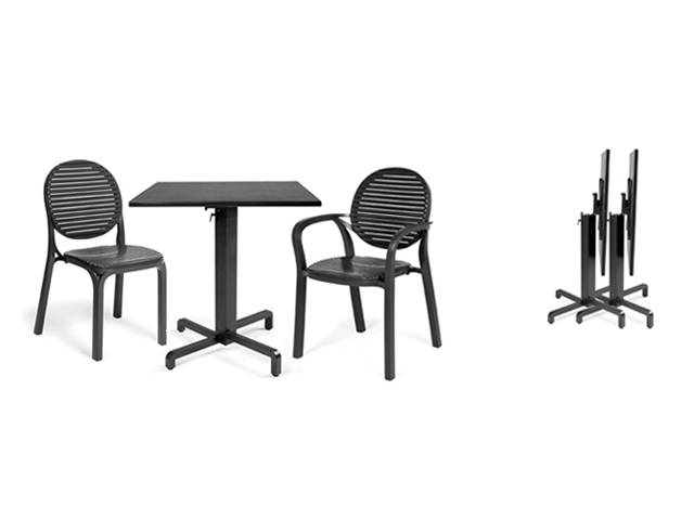 Подстолье металлическое складное Ibisco Special антрацит 525х490х720 мм