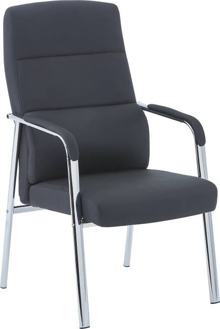 Кресло Everprof City Экокожа Черный