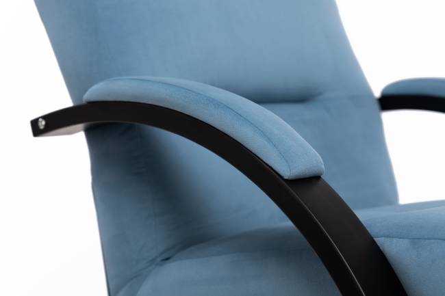 Кресло-качалка Leset Милано Венге V47 синий