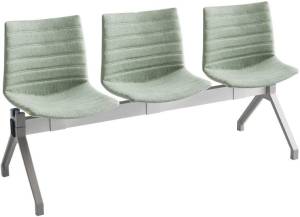 Скамейка с обивкой трехместная Kanvas PG Full 1500х550х780 мм