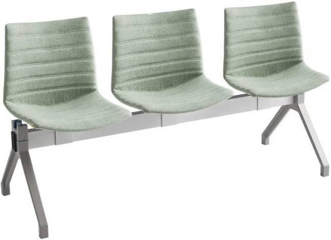 Скамейка с обивкой трехместная Kanvas PG Full 1500х550х780 мм