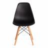 Стул CINDY (EAMES) (mod. 1801) / 1 шт. в упаковке дерево бук/металл/сиденье пластик, 45x51x82 см, Black (черный) Black (черный) дерево бук/металл/сиденье пластик