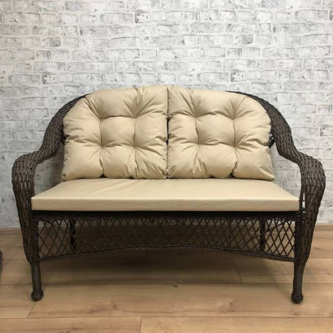 Обеденная группа GIZA XL (Гиза) коричневая из искусственного ротанга