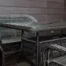Обеденная группа GIZA XL (Гиза) коричневая из искусственного ротанга
