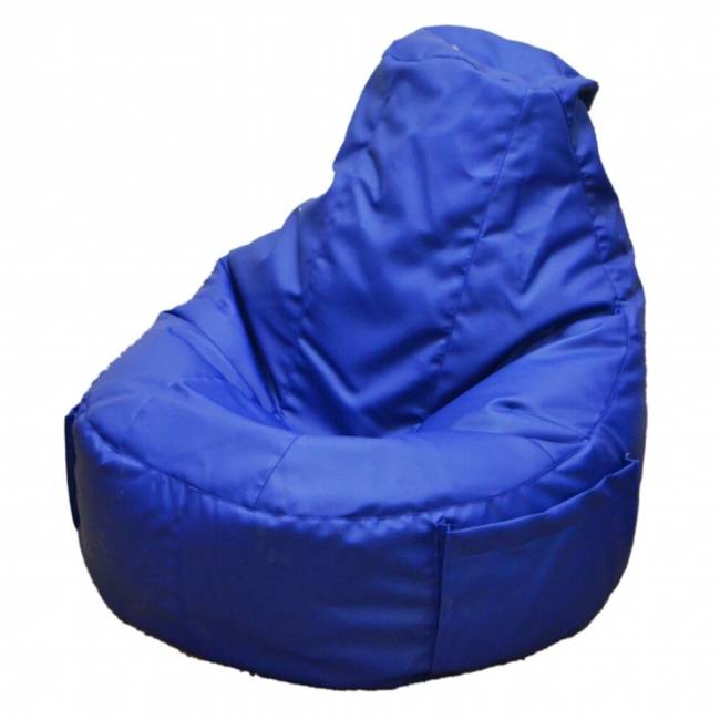 Кресло -мешок Комфорт экокожа , синий