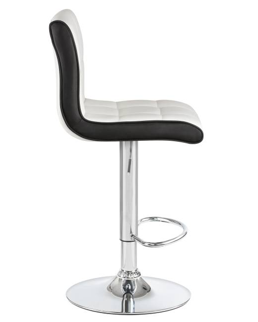 Стул барный DOBRIN CANDY, бело-чёрный