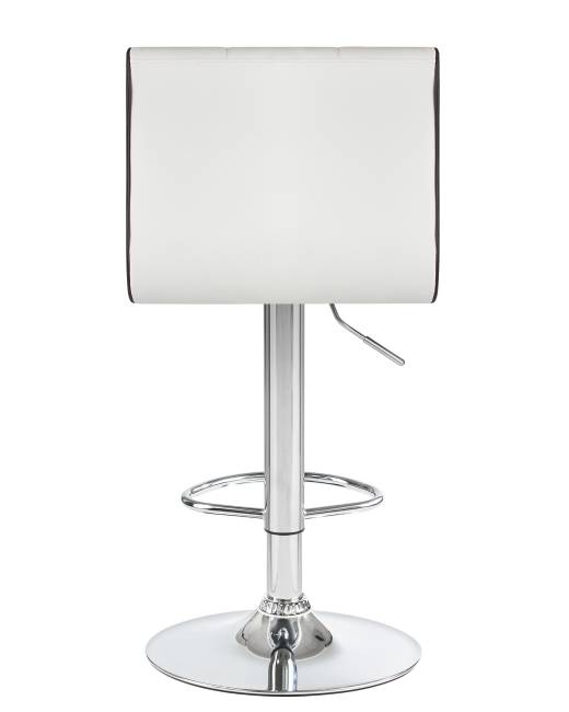 Стул барный DOBRIN CANDY, бело-чёрный