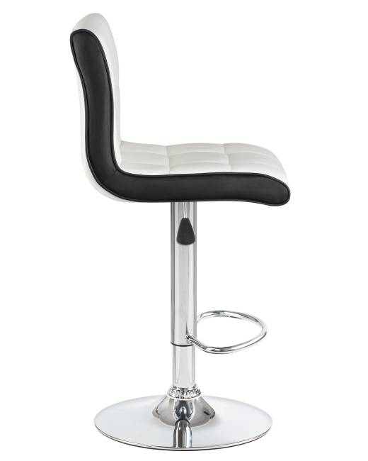 Стул барный DOBRIN CANDY, бело-чёрный