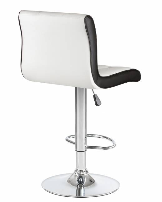 Стул барный DOBRIN CANDY, бело-чёрный