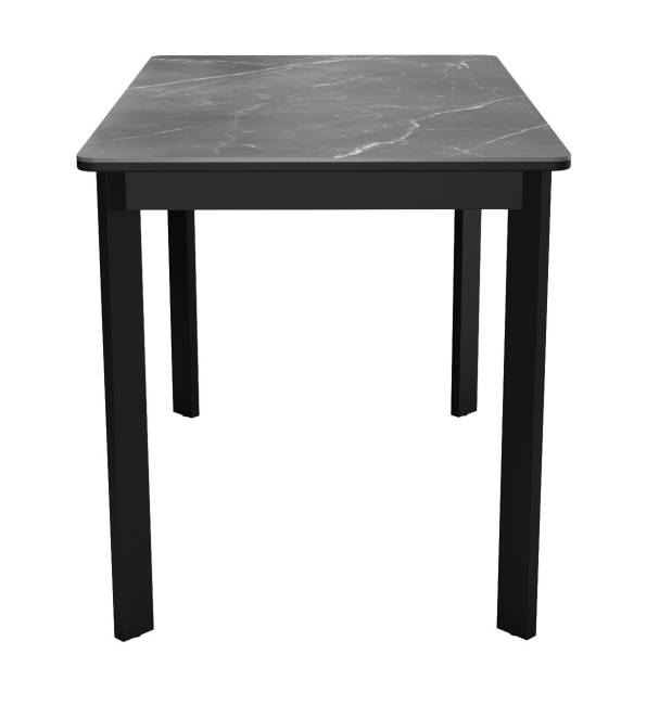 Стол DikLine LK110 Керамика Черный мрамор/подстолье черное/опоры черные