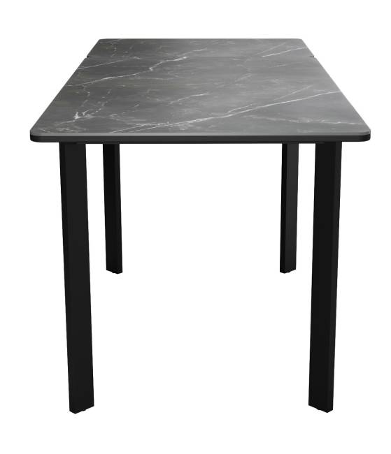 Стол DikLine LK110 Керамика Черный мрамор/подстолье черное/опоры черные