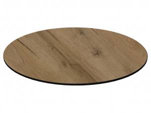 Столешница круглая HPL Fitto дуб каньон палас Ø690х12 мм